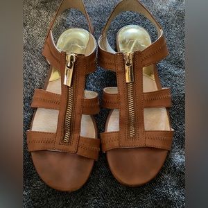 Michael Kors Zipper Sandals size 7
